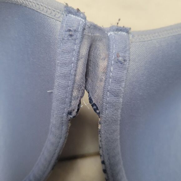 Lucky Brand Women's Blue Floral Print Sexy Comfortable Padded Push Bra Size 42D - Picture 5 of 15